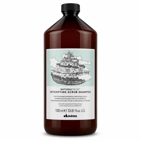 Davines Naturaltech Detoxifying Scrub Shampoo, 1000ml – immagine 3