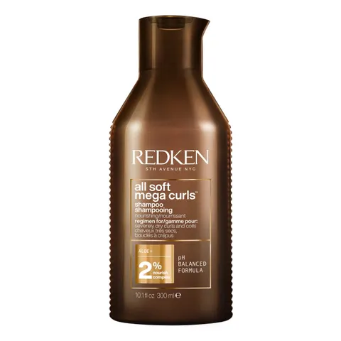 Redken All Soft Mega Curls Shampoo 300mL – trasparente 300ml – immagine 2