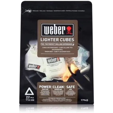 Weber Cubetti Accendifuoco Confezione Singola – immagine 3