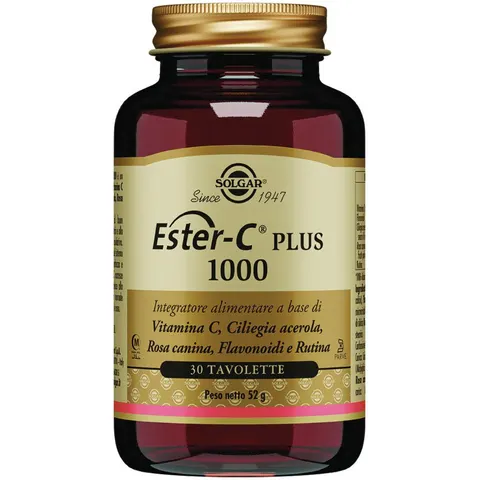 SOLGAR Ester C Plus 1000 30 Tavolette – immagine 4