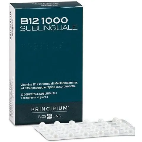 Principium B12 1000 Sublinguale 60 Compresse – immagine 4