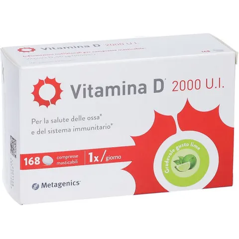 Metagenics Vitamina D 2000UI 168 compresse masticabili – immagine 3