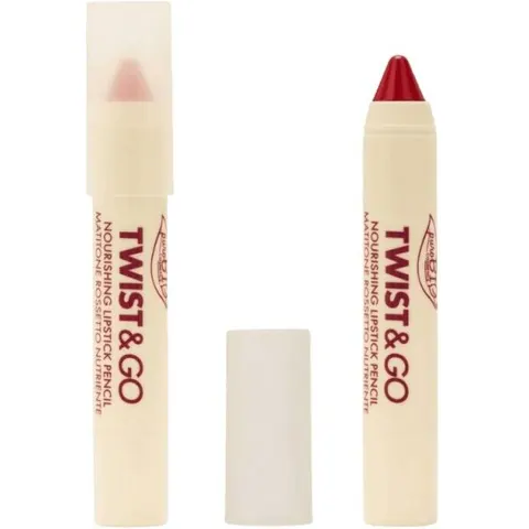 Purobio Twist & Go Matitone Rossetto Nutriente 505 Raspberry Red – immagine 2