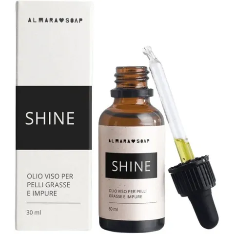 almara soap SHINE Olio viso per pelli grasse e impure – immagine 2