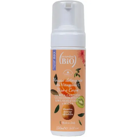 parentesi bio Mousse Detergente Viso alla Vitamina C – immagine 2