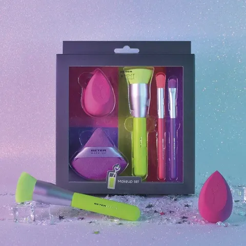 beter - spazzole e accessori Kit Pennelli e Spugnette Make-up Yummy – immagine 2