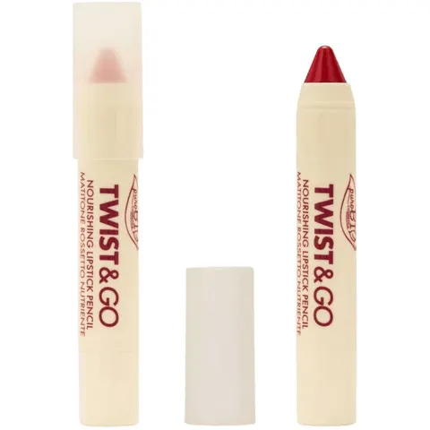 Purobio Twist & Go Matitone Rossetto Nutriente 505 Raspberry Red – immagine 5