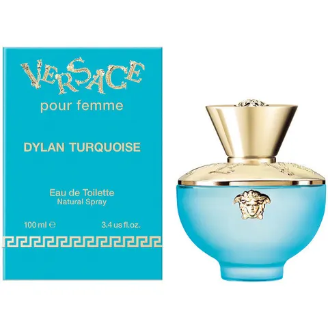 Versace DYLAN TURQUOISE Eau De Toilette – trasparente 100ml – immagine 5