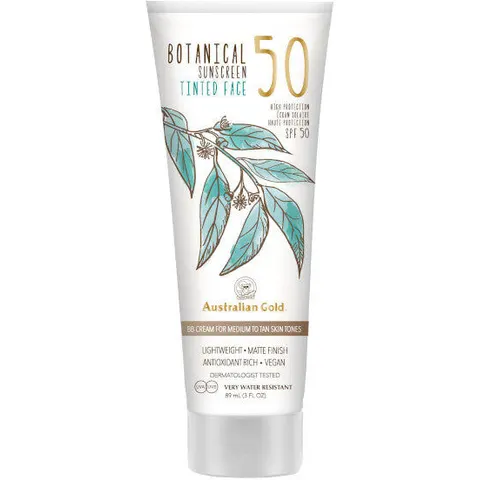Australian Gold Botanical Sunscreen Tinted Face SPF 50 - MEDIUM – immagine 5