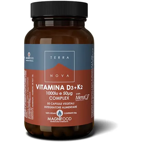terranova vitamina d3 + k2 50 cps – immagine 3
