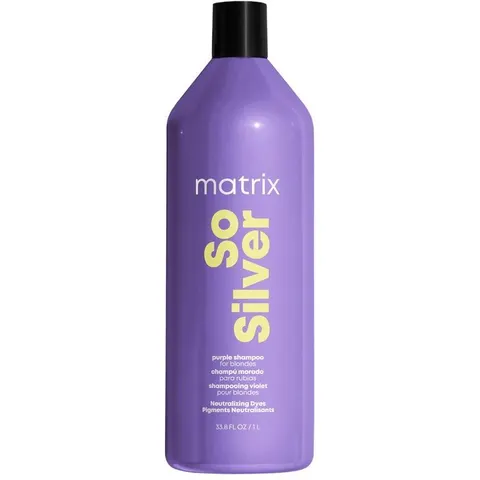 MATRIX So Silver Purple Shampoo For Blondes 1000 ML – immagine 3