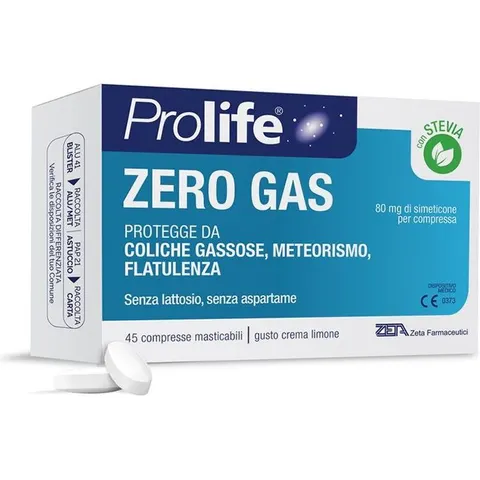 prolife Zero Gas Integratore Contro Gonfiori e Flatulenza 45 Compresse – immagine 3
