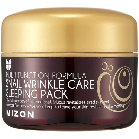 MIZON Snail Wrinkle Care Sleeping Pack 80 ML – immagine 3