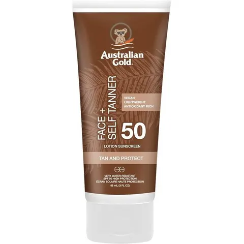Australian Gold Face + Self Tanner SPF 50 - 88 ML – immagine 4