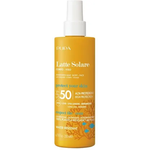 Pupa SOLARI LATTE SOLARE SPF 50 200 ML – trasparente 200ml – immagine 2