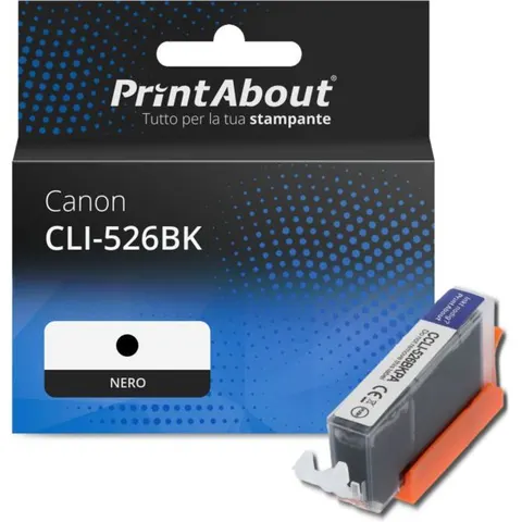 PrintAbout Cartuccia compatibile Canon CLI-526BK - Nero – immagine 2