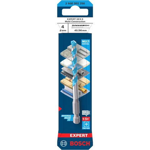 Bosch PUNTA Ø 4 mm PRO HEX-9 MULTICONSTRUCTION PER TUTTI I MATERIALI – immagine 2
