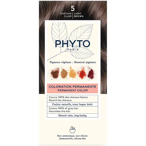 Phyto color #5-castaño claro – immagine 4
