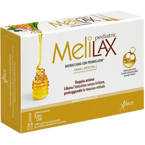Aboca Melilax Pediatric 6 microclismi – immagine 4