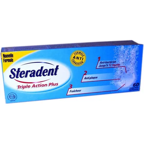 Reckitt Benckiser Steradent Tartar Control Plus 60 compresse – immagine 4