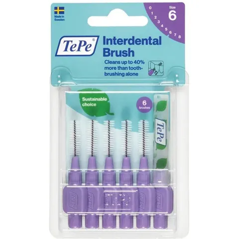 Tepe scovolino viola 1,1mm 6 pezzi – immagine 2