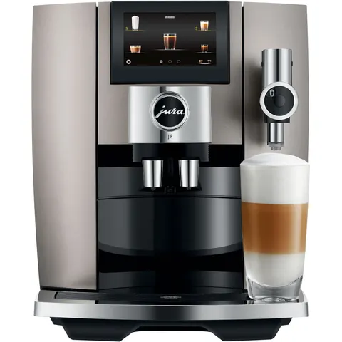 Ⓜ️🔵🔵🔵 JURA J8 Midnight Silver - Macchina da caffè espresso COMPLETAMENTE AUTOMATICA (d – immagine 2