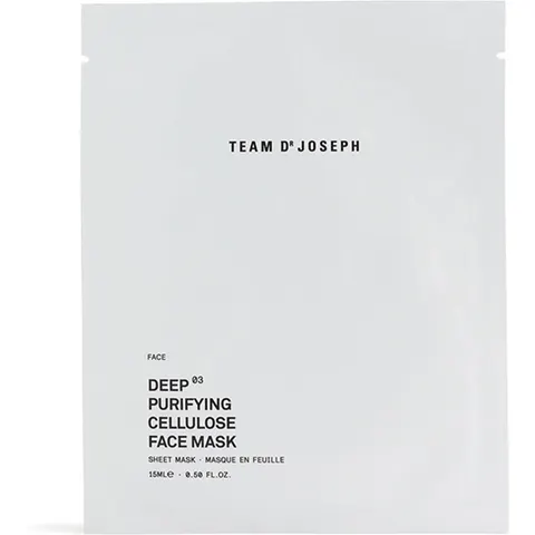 15ml TEAM DR JOSEPH Deep Purifying Cellulose Face Mask – immagine 2