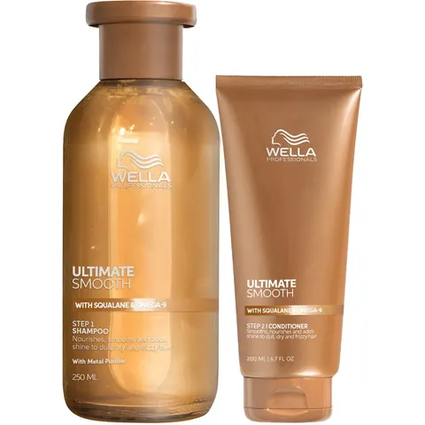 Wella Professionals Ultimate Smooth Kit small (Shampoo 250ml + Conditioner 200ml) – immagine 2