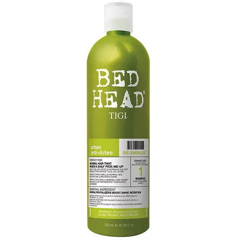 750ml TIGI BED HEAD Re-Energize Shampoo – immagine 2