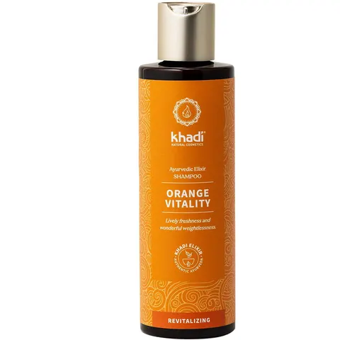 200ml khadi Revitalizing Ayurvedic Elixir Shampoo Orange Vitality – immagine 2