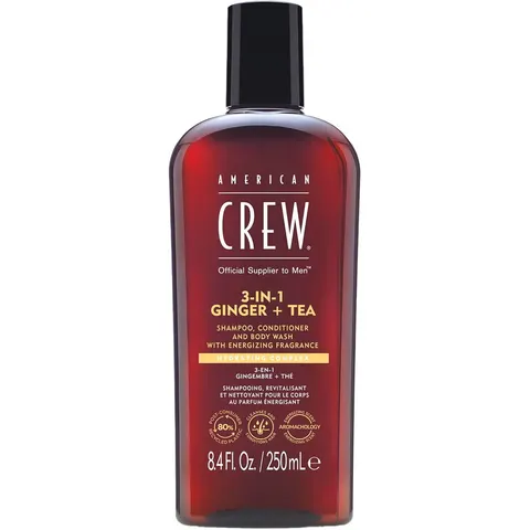 American Crew Shampoo 3-IN-1 Zenzero + Tè 250 ml – immagine 3
