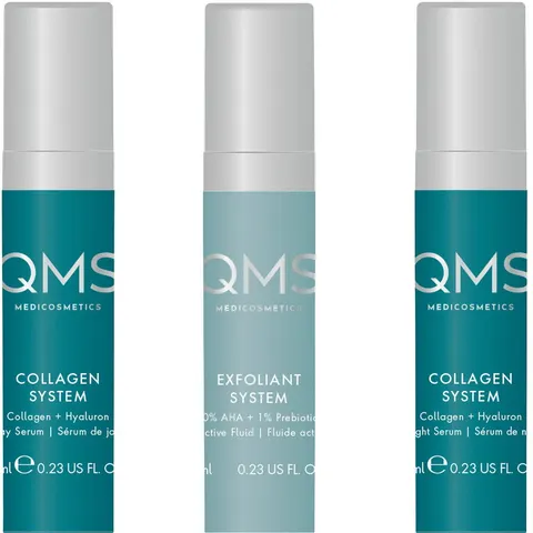 QMS Collagen + Exfoliant Set Strong 3 x 7 ml – immagine 2