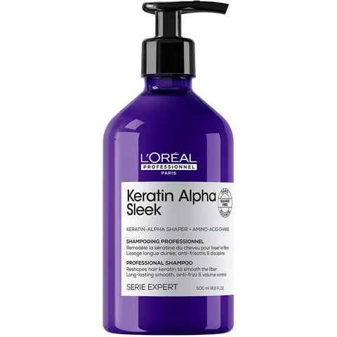 L'Oreal Professionnel ALPHA SLEEK Shampoo – trasparente 500ml – immagine 4