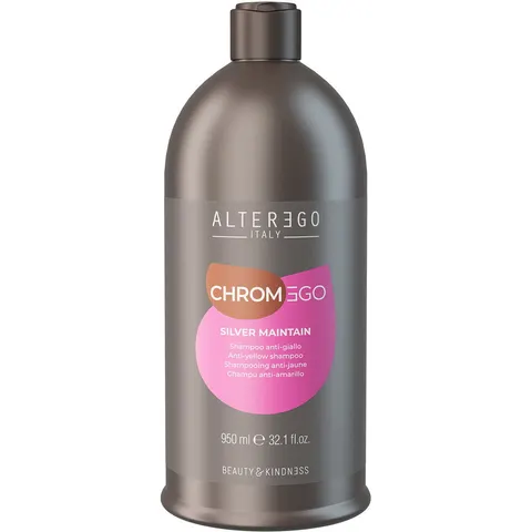 950ml ALTER EGO CHROMEGO Silver Maintain Shampoo – immagine 2