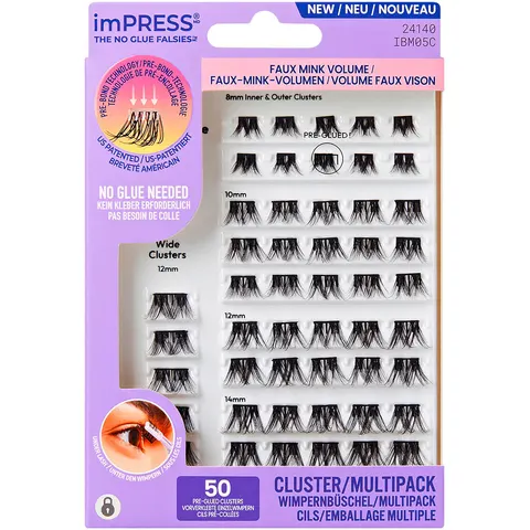 KISS imPRESS Pre-glued Cluster Multi 05 – immagine 2