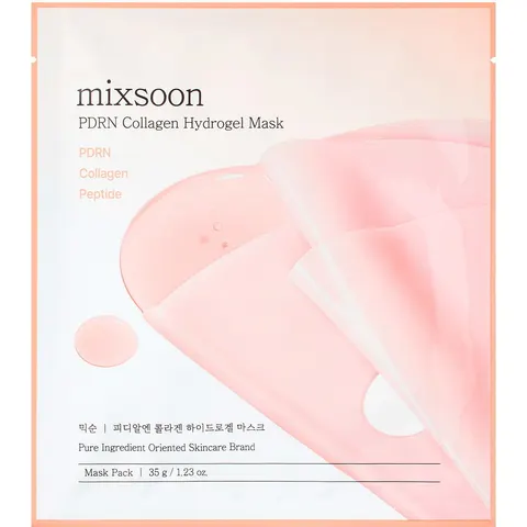mixsoon Maschera idrogel al collagene e PDRN (5 pezzi) – immagine 2