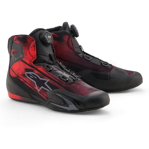 ALPINESTARS - Stivali Celer Vented Nero / Rosso Nero,Rosso 12 – immagine 2