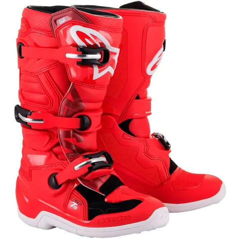 ALPINESTARS - Stivali Tech 7S Junior Rosso 3 – immagine 2