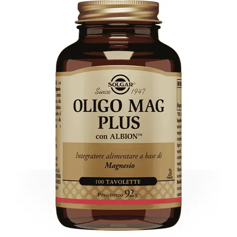 Solgar Oligo Mag Plus 100 Tavolette – immagine 4