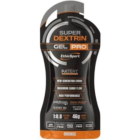 ethic sport super dextrin gel pro 60 ml arancio – immagine 2