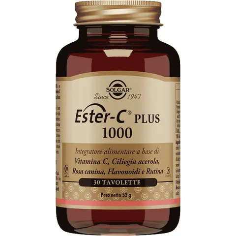 SOLGAR Ester C Plus 1000 30 Tavolette – immagine 5