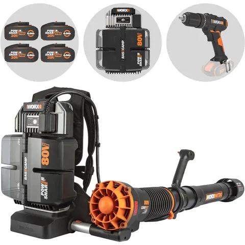 Worx Soffiatore a batteria Nitro Brushless Pro 80 V – immagine 3