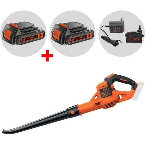 Black & Decker SOFFIATORE POWER COMMAND LITIO 18V 2.0 AH – immagine 2