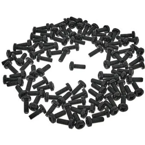 Adam Hall 5410BLK Rack Screw 100x Black – immagine 2