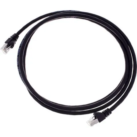 Telegärtner CAT6A Patchkabel 2m, sw nero – immagine 2