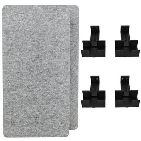 t.akustik PET Wall Absorber 120 SGR argento – immagine 3
