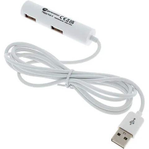 Fun Generation USB Hub 4 Way bianco – immagine 2