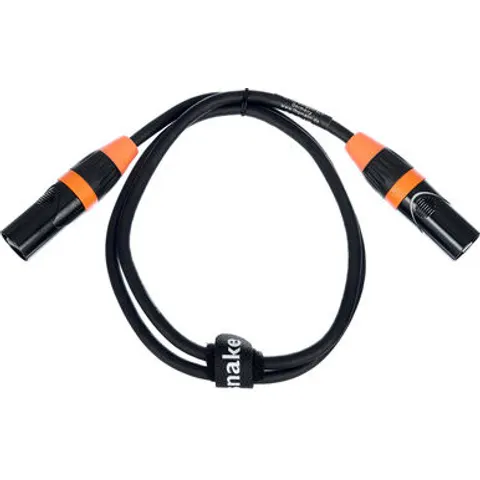 pro snake CAT6E CC Cable 1.0m orange nero – immagine 2