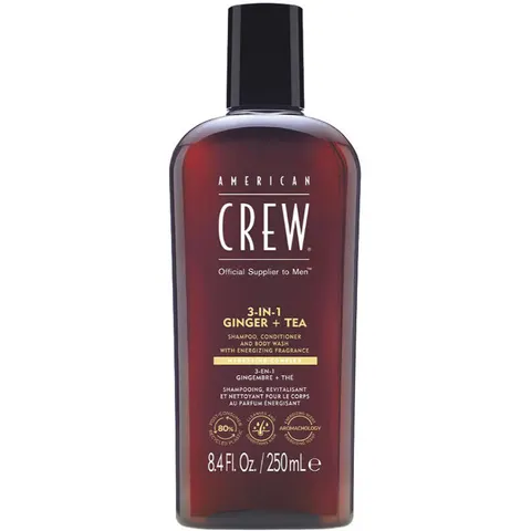 American Crew Shampoo 3-IN-1 Zenzero + Tè 250 ml – immagine 4