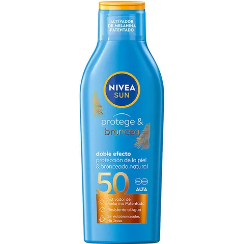 Nivea Sun PROTECT&ABBRONZANTE Latte SPF50 200 ml – immagine 2